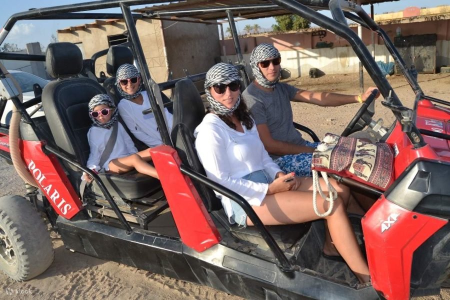 Dünenbuggy-Safari 5 Stunden + Kamelritt + Abendessen + Folklore