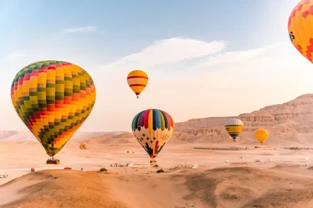 Luxor mit Heißluftballon
